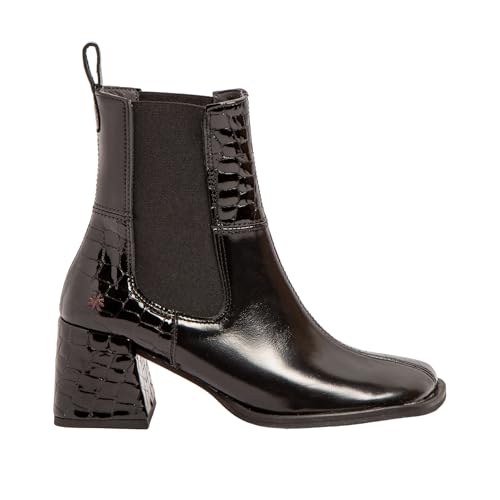 Art 1707 Verona, Stivaletti Bassi con Lacci Donna, Multi Black (Nero), 41 EU