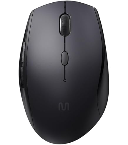 Mouse sem fio dash lite black 1600dpi silent click - PMDV2BK