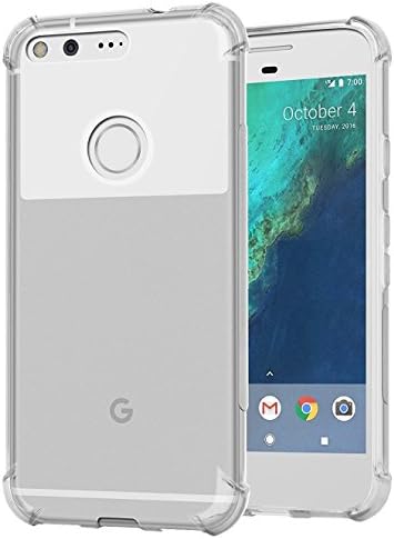 Google Pixel Case, Tessera [ICE][Clear] - Google Pixel Case, Tessera [ICE] - Scratch Resistant Shock Absorbing TPU Rubber Soft Skin Silicone Protective Case Cove For Google Pixel (2016)