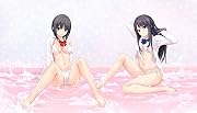 ［珈琲貴族先生］描き下ろしシーツ（青山澄香＆白峰莉花／バスルーム）