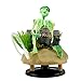 Saim Aquarium Drunken Pirate Skeletons Bubbler Decorations, Gold Fish Hideout Cave Shelter Fish Tank Accessories for Halloween Fish Tank Decorations, Betta Fish Passing or Hiding