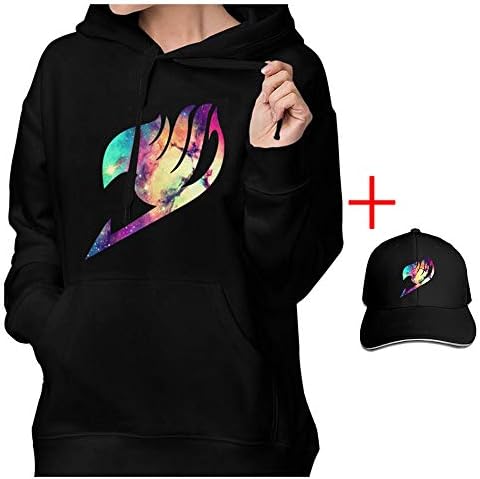 Aidear Fairy Tail Logo Galaxy Women Long Sleeve Hoodie Plus Size Sportswear Coat