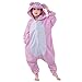 Newcosplay Unisex Children Pink Pig Pyjamas Halloween Costume (8-height 53-55