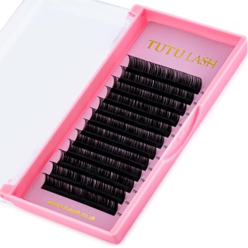 Faux Mink Individual Eyelash Extension Lash Trays Classic Russian Volume Eyelashes Tutu Lash (C Curl 0.15 Classic, Mix 8-15mm Lengths)