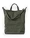BAGGU Duck Bag Canvas Tote, Essential Everyday Tote, Spacious and Roomy, Dark Olive