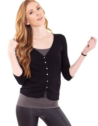 womens cardigan with pockets and buttons