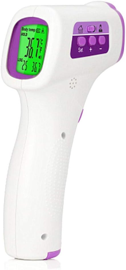 QINWEI Fever Thermometer, Baby Infrared-Electronic Temperature Thermometer-Home Medical high-Precision Precision Dual-Purpose Temperature Gun,B