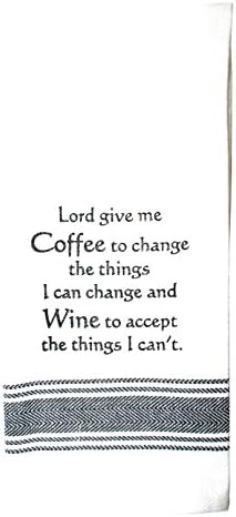 Wild Hard Designs Lord give me Coffee Kitchen Towel