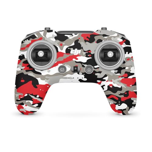 Remote Skin Compatible with DJI FPV Remote Controller 3 - Red Camo - Premium 3M…