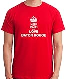 Keep calm and love Baton Rouge Men T-Shirt