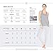 Queenie Ke Women Power Flex Yoga Pants Workout Running Leggings Size S Color White Grey Space Dye Long