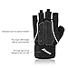 Trideer Padded Workout Gloves for Men - Gym Weight Lifting Gloves with Wrist Wrap Support, Full Palm Protection & Extra Grips for Weightlifting, Exercise, Cross Training, Fitness, Pull-up