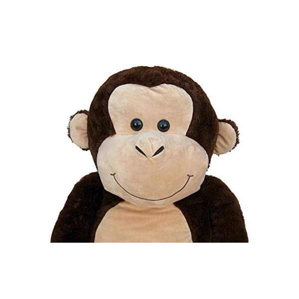 Wagner 9069 - Riesen XXL AFFE 185 cm groß - Plüschbär Kuschelbär Teddy Bär 1,85 m Plüschaffe Schimpanse Teddybär – Bild 6