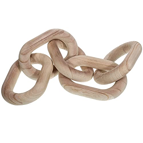 Decorative Wood Link Chain Wooden Chain Decor 5 Link Decoration Chain