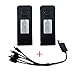 XS809s Battery+ 3.85V 1800mAh Lipo Battery Accessories for VISUO XS809s Foldable RC FPV Quadcopter Drone Accessories Spare Parts(2pcs)+5 in 1 Charger Cable