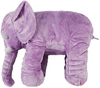 KiKi Monkey 13" Soft Plush Elephant toys large stuff toys(Purple)