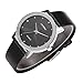 SINOBI Crystal Elegant Men's Women Black Quartz Leather Wrist Quartz Watch Gift SNB021
