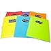 Youngever 6 Pack Heavy Duty Plastic Two Pocket Folders, Rainbow Colors, 2 Pocket Folders
