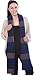 Simplicity Men / Women's Winter Long Rugby Knit Striped Scarf, Green Blue