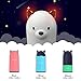 EMIE Cute Power Bank Portable Charger, 5200mAh Samo Dog External Battery Charger, 2.1A Fast Charging Cartoon Compact USB Charger for iPhone Samsung Android Cell Phones with Breathing LED Ears