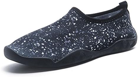 Durable Sole Barefoot Shoes, Unisex Barefoot Flexible Water Skin Shoes for Beach Swim, Diving, Snorkeling, Running Trainers, Surf Yoga Exercise Graffiti Size 40