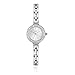 GEORGE SMITH 22 mm Austrain Crystals White Dial Women's Wrist Watch for Ladies with Stainless Steel Band