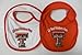 Texas Tech Red Raiders NCAA Baby Bibs 2 Pack