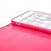 iPhone 6s Plus Wallet case, 3D Bling Jelly Rhinestone PU Leather Wallet Flip Protective Skin Case with Magnetic Bling Button Closure for Apple iPhone 6/6s Plus 5.5 inch Pink