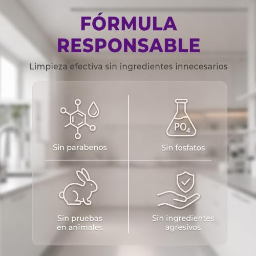 KUXTAL Detergente Líquido para Ropa, Fórmula con Ingredientes Naturales, Para Lavadora y Lavado a Mano, Apto para Piel Sensible, Aroma Floral, Biodegradable OECD 301-A, 2 Piezas
