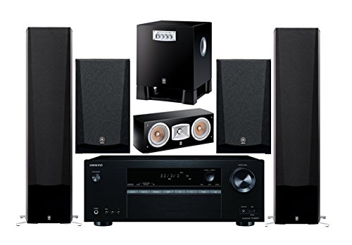 Onkyo 5.2 -Channel Wireless Bluetooth 4K 3D A/V Surround Sound Multimedia Home Theater System