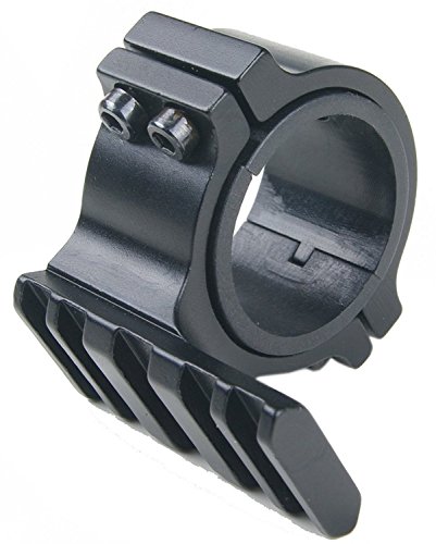 Beileshi 1-Inch Tactical Light Mount Picatinny Scope Ring Adaptor with Picatinny Weaver Universal Rail - Thumbnail 3