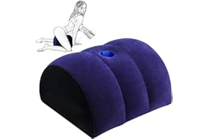 Sex Wedge Leg Sex Sling Position Ramp Inflatable Cushion, Semi-Cylinder Sex Furniture Set Sex Bondage Restraints Kit with Sex