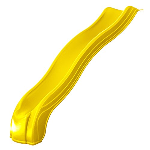 Swing-N-Slide WS 8201 Apex Wave Slide for 4' Swing Set Decks with, Yellow