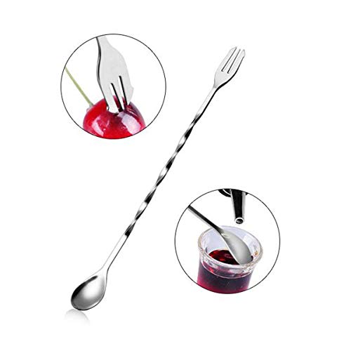 H-ei 4 Stück 400ml Cocktail Shaker Set, Modern Barkeeper Kit: Glas Cocktail Shaker mit Edelstahldeckel, Jigger… – Bild 8