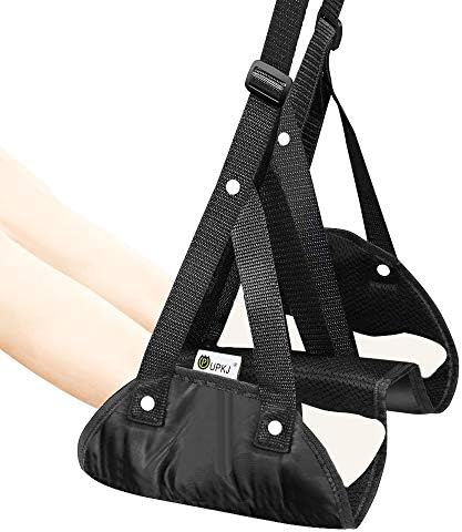 Separated Design Footrest-Portable Adjustable Height, Travel Foot Hammock-Prevents Swelling and Soreness -Provides Relaxation and Comfort for Travel,Accessories for Office, Airplane, Train, Bus