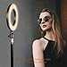 LED Ring Light for Live Streaming & YouTube Video Shooting, 6 inches Desktop Makeup Ring Light Dimmable for Photography Lighting, Smartphone, Studio with 3 Light Mode & 10 Brightness Level