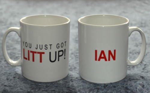 SUITS 'You Just Got Litt Up!' Mug - Can Be Personalised