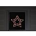 Northlight Lighted Star Christmas Window Silhouette Decoration - 16