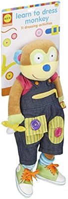 alex toys little hands learn to dress monkey