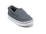 EASY21 Boys Boat Shoes Loafers Kids Casual Shoes Slip On JR-14F,Grey,Size 4