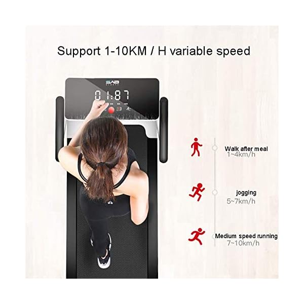 WOOD TREE Folding Treadmill with Electric Start Function, for weight loss, exercise and fitness equipment, with cover…