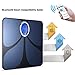 Mosiso - Bluetooth Smart Connected Body Fat Scale with Large Backlit LCD, Smart Body Analyzer, Measures 8 Parameters with FREE App for iPhone, iPad, iPod and Android Smart Phones and Tablets, Blue