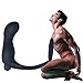Anal Vibrator, Mosunx Silicone Waterproof G Point Stimulate Prostate Massager (Black)