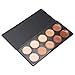 ACEVIVI Professional 10 Color Cream Concealer Foundation Makeup Palette Set Cosmetic Face Neutral Nudes Warm Eyeshadow Palette