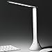 LED Desk Lamp Battery Operated USB Rechargeable, Portable Dorm/Office/Bedside Reading Light Small,3 Dimmable Brightness Eye Caring Kids Study Table Lamps, Touch Control Modern Working Desk Light White