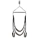 Centralmall Heavy Duty Indoor Game Swing w/ Steel Triangle Frame and Spring