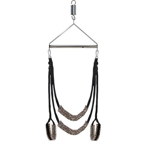 Centralmall Heavy Duty Indoor Game Swing w/ Steel Triangle Frame and Spring