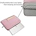 MOSISO Laptop Sleeve Bag Compatible 13-13.3 Inch MacBook Pro, MacBook Air, Notebook, Polyester Fabric Multifunctional Protective Carrying Case Cover, Pink