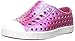 Native Kids Jefferson Iridescent Child Slip-On (Toddler/Little Kid), Raspberry Red/Shell White/Galaxy Iridescent, 6 Toddler M US