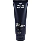 ZEUS Beard Conditioner Wash, Cleansing & Moisturizing Beard Wash with Green Tea & Natural Ingredients to Soften Facial Hair (Made in USA) Vanilla Rum